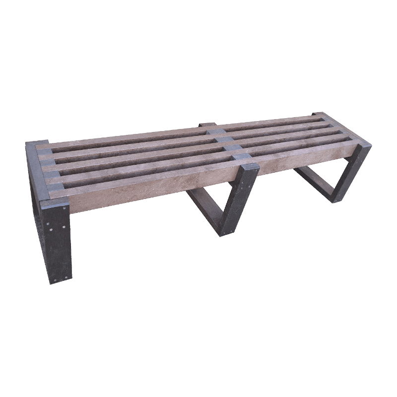 Recycled Plastic Edge Bench - Store Fittings Direct
