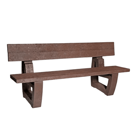 Recycled Plastic Fully Moulded Bench - Store Fittings Direct