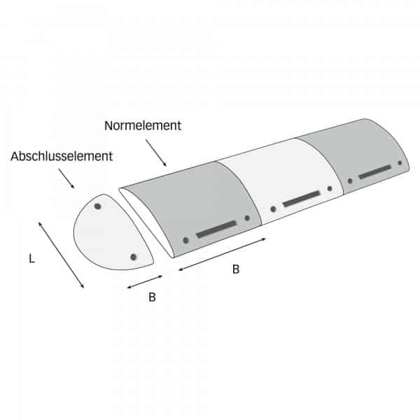Recycled Speed Bumps | Fixings Included - Store Fittings Direct