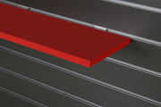 Red Slatwall Shelf - Store Fittings Direct