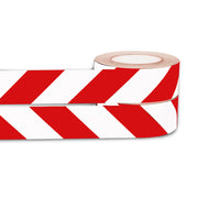 Reflective Hazard Warning Tape - 50mm x 25m - 2 Rolls - Store Fittings Direct