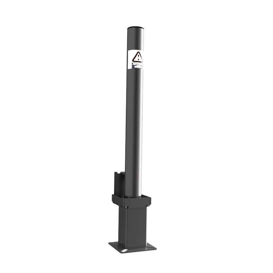 Removable Parking Post - 900mm Above Ground - Store Fittings Direct