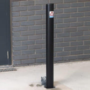Removable Parking Post with a High Security Sliding Bolt padlock - Store Fittings Direct