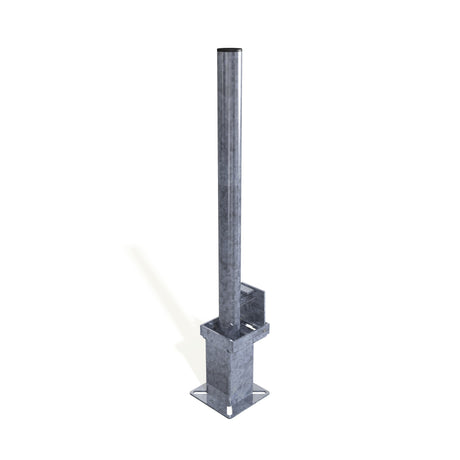 Removeable Galvanised Steel Bollards | 750mm Above Ground - Store Fittings Direct