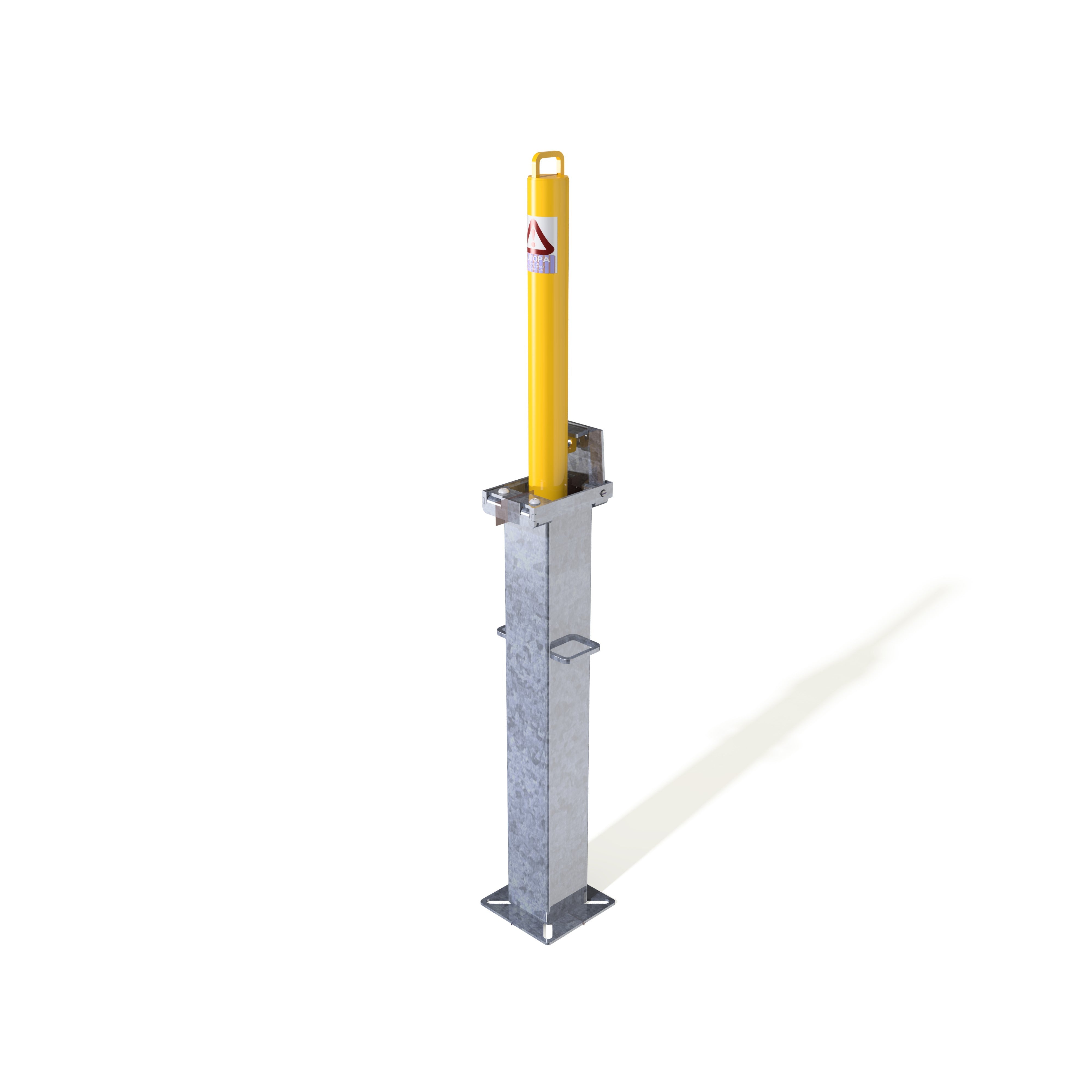 Retractapost 500 Telescopic Bollard - Store Fittings Direct