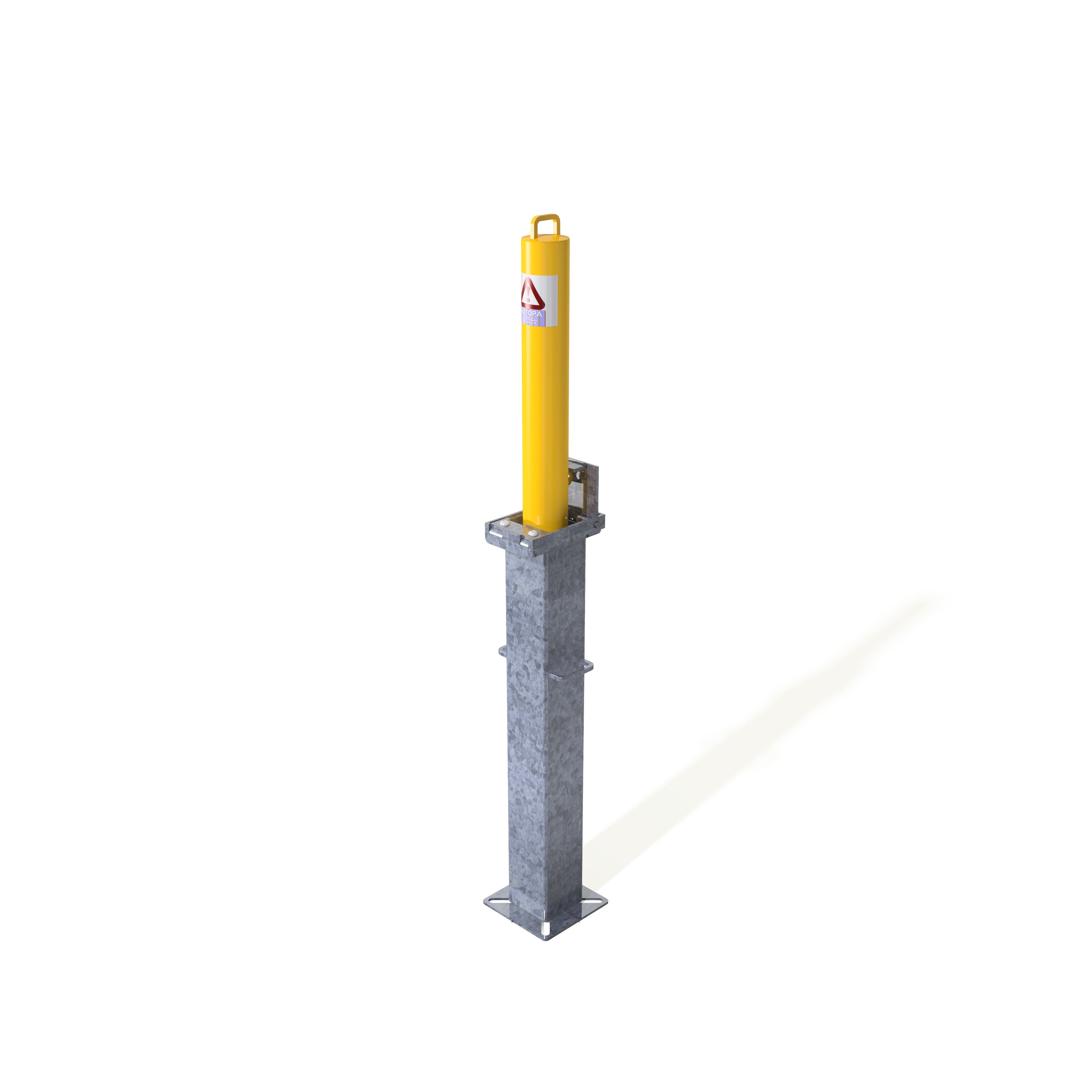 Retractapost 500 Telescopic Bollard - Store Fittings Direct