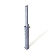 Retractapost 745mm FB (Fire Brigade) Telescopic Bollard - Store Fittings Direct