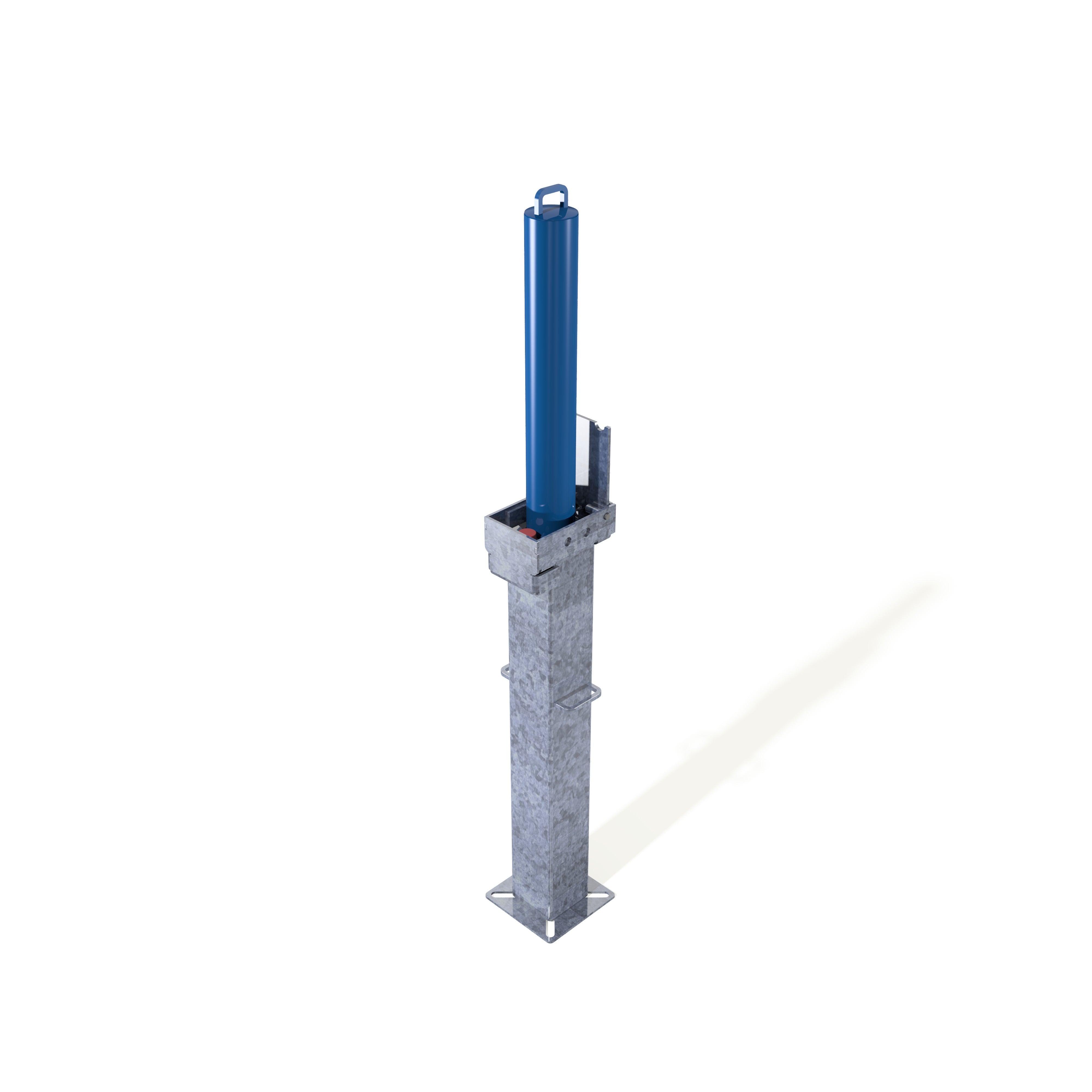 Retractapost-GL 500 Telescopic Bollard - Galvanised or Galvanised & Colour - Store Fittings Direct