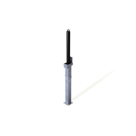 Retractapost-GL 745 Telescopic Bollard - Galvanised or Galvanised & Coated - Store Fittings Direct