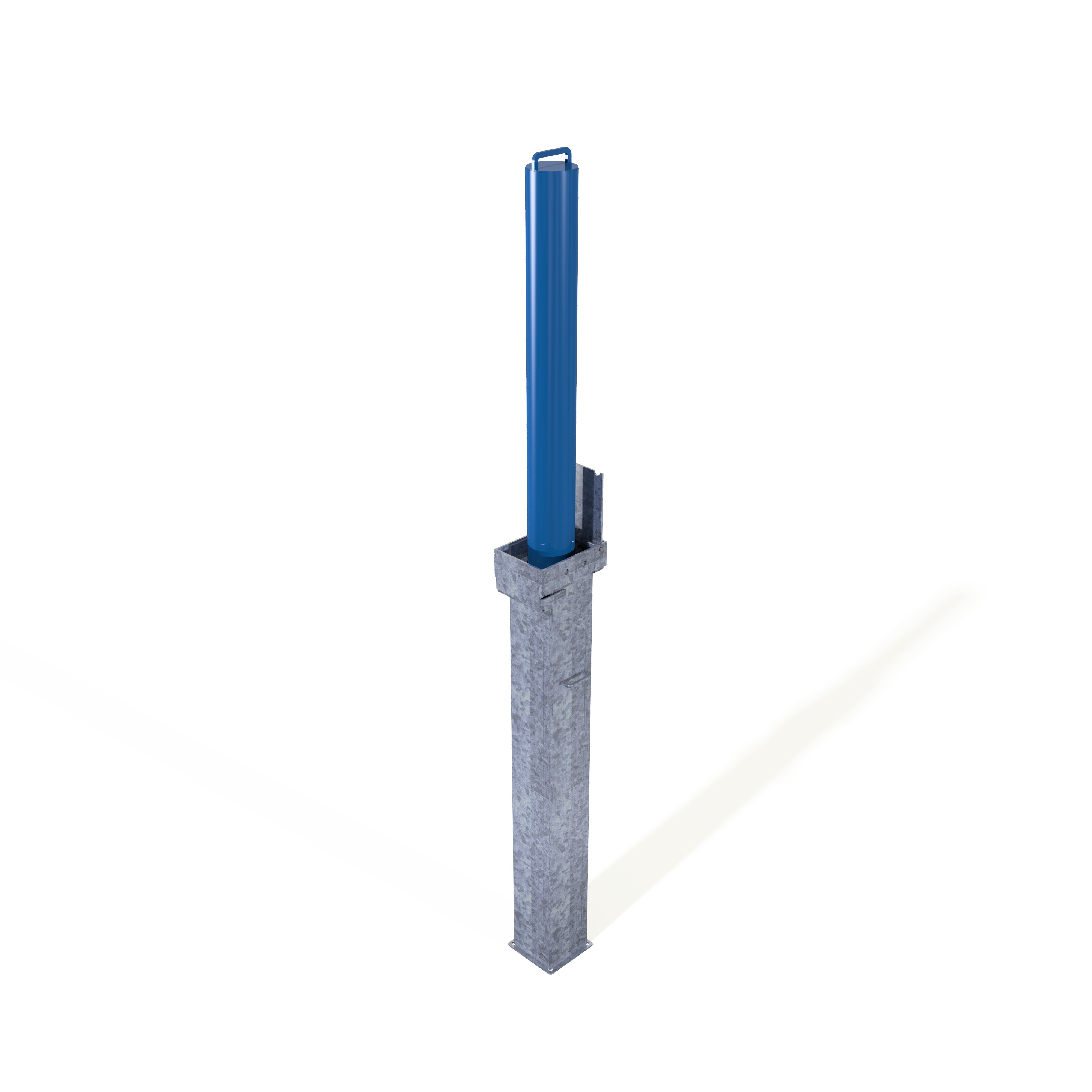 Retractapost-GL 900 Telescopic Bollard - Galvanised or Galvanised and Coated - Store Fittings Direct