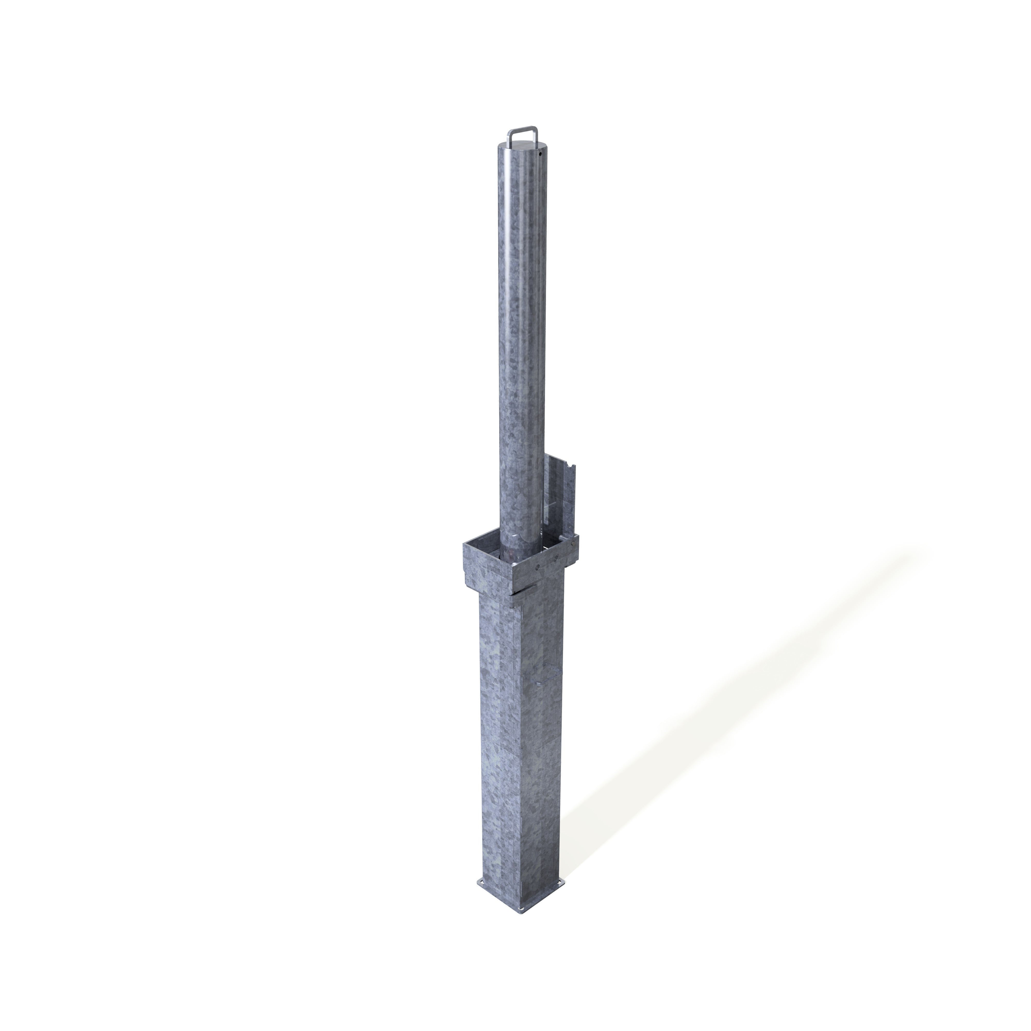 Retractapost-GL 900 Telescopic Bollard - Galvanised or Galvanised and Coated - Store Fittings Direct