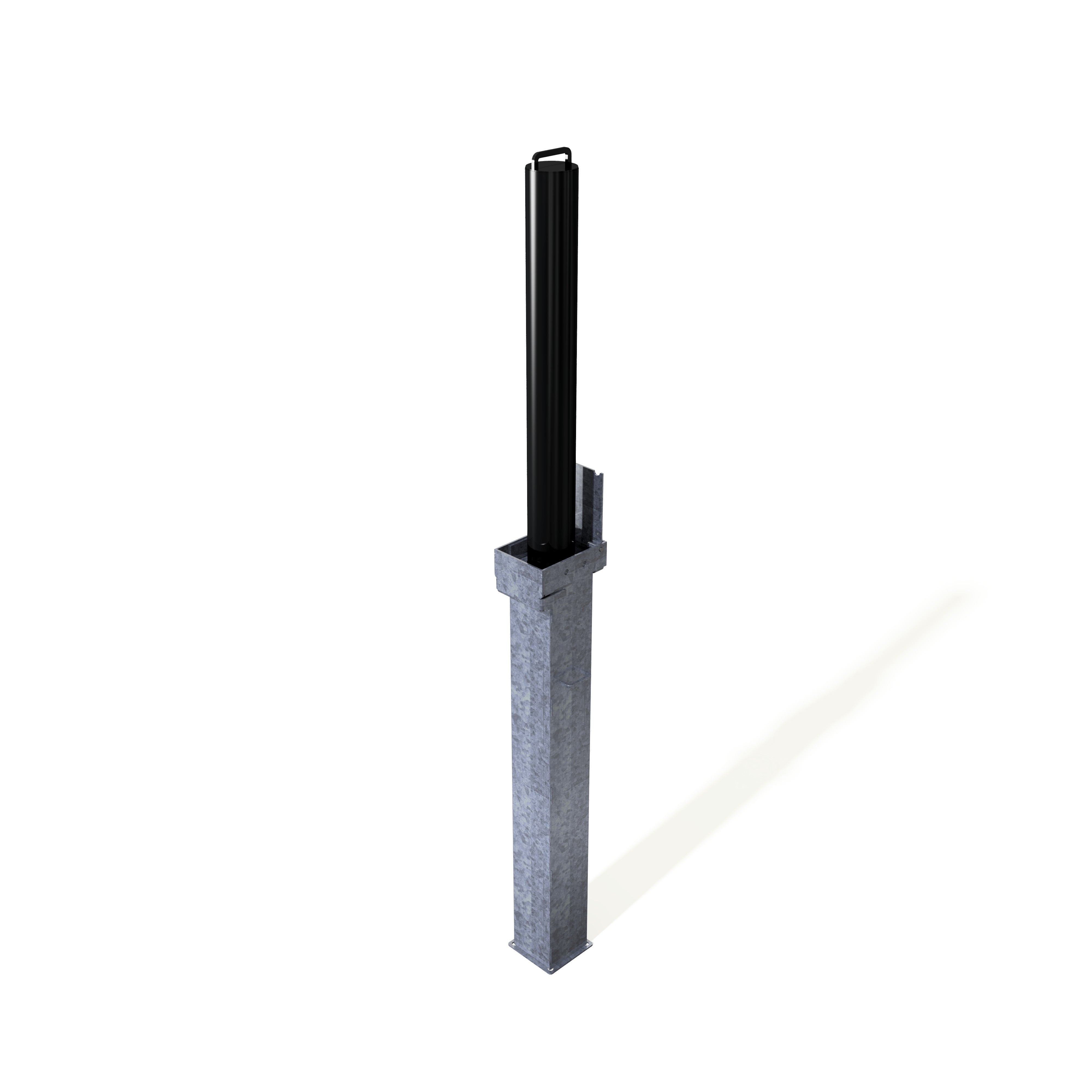 Retractapost-GL 900 Telescopic Bollard - Galvanised or Galvanised and Coated - Store Fittings Direct