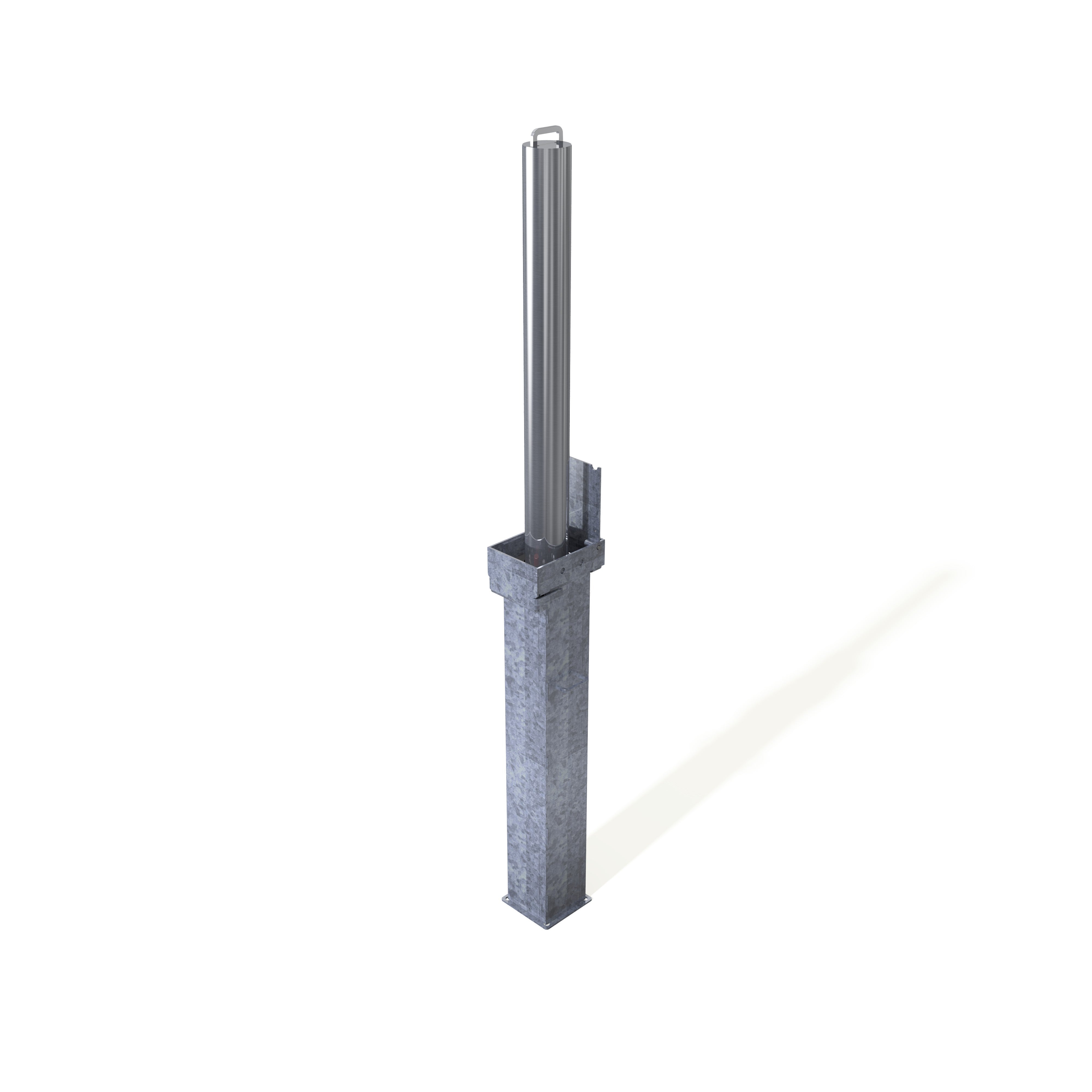 Retractapost-GL 900 Telescopic Bollard - Stainless Steel - Store Fittings Direct