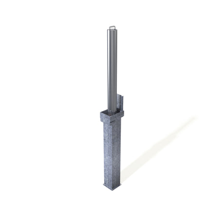 Retractapost-GL 900 Telescopic Bollard - Stainless Steel - Store Fittings Direct