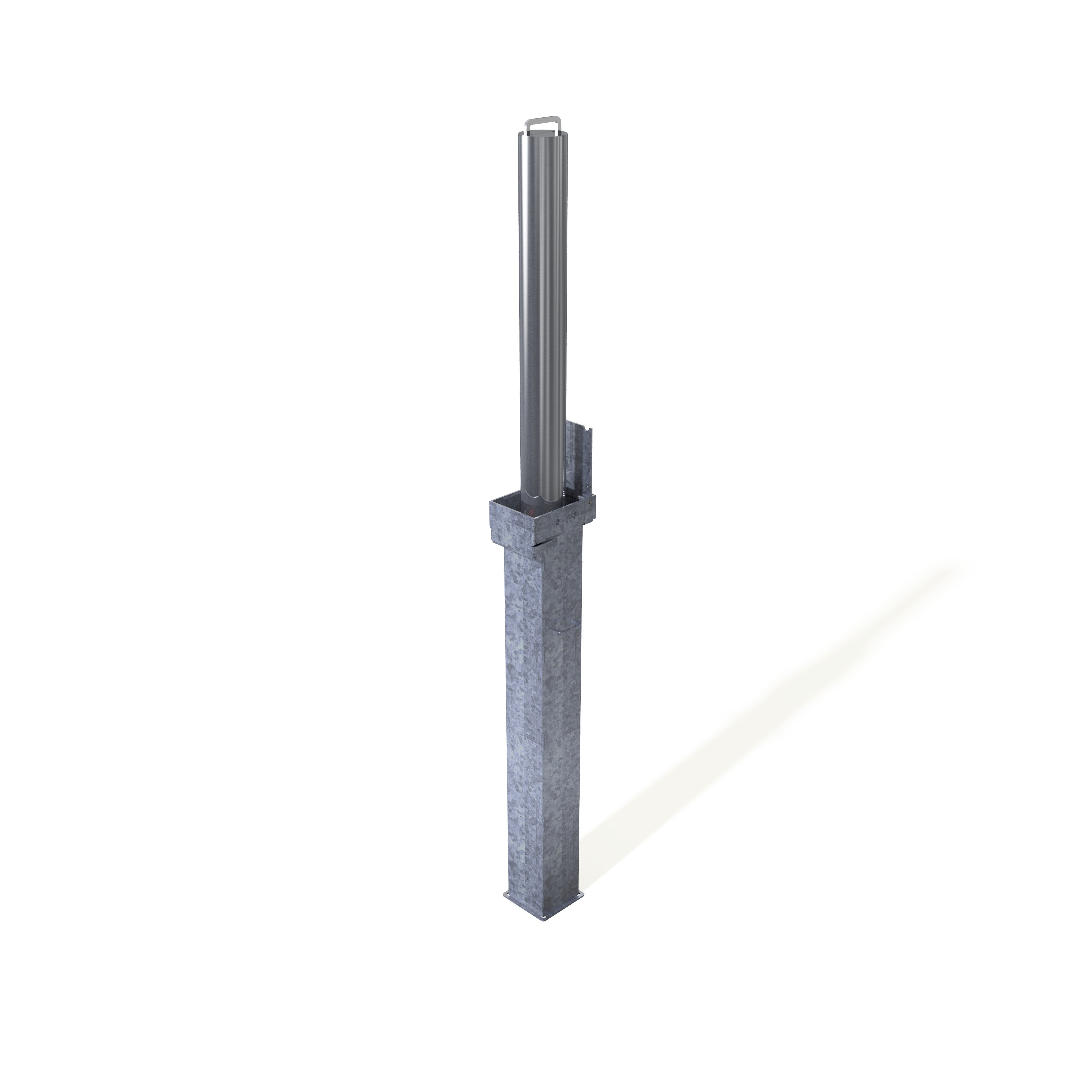 Retractapost-GL 900 Telescopic Bollard - Stainless Steel - Store Fittings Direct