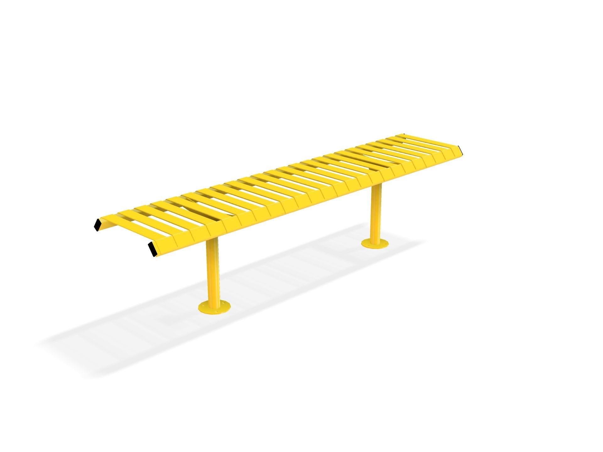 Rockingham Outdoor Steel Bench | Street Furniture - Store Fittings Direct