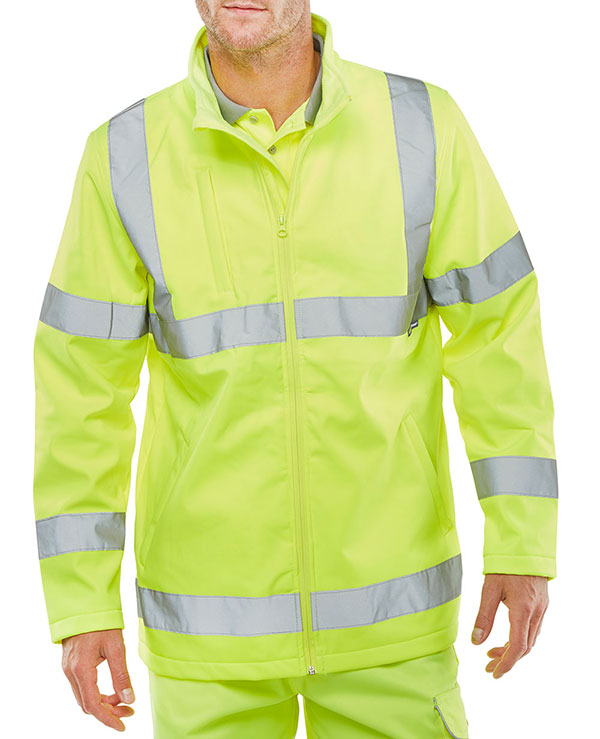 Hi-Vis Soft Shell Lightweight Jacket