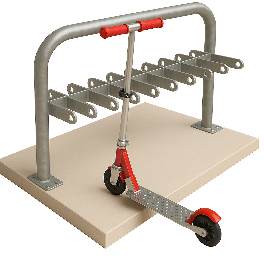 Scooter Racks for Schools - Store Fittings Direct