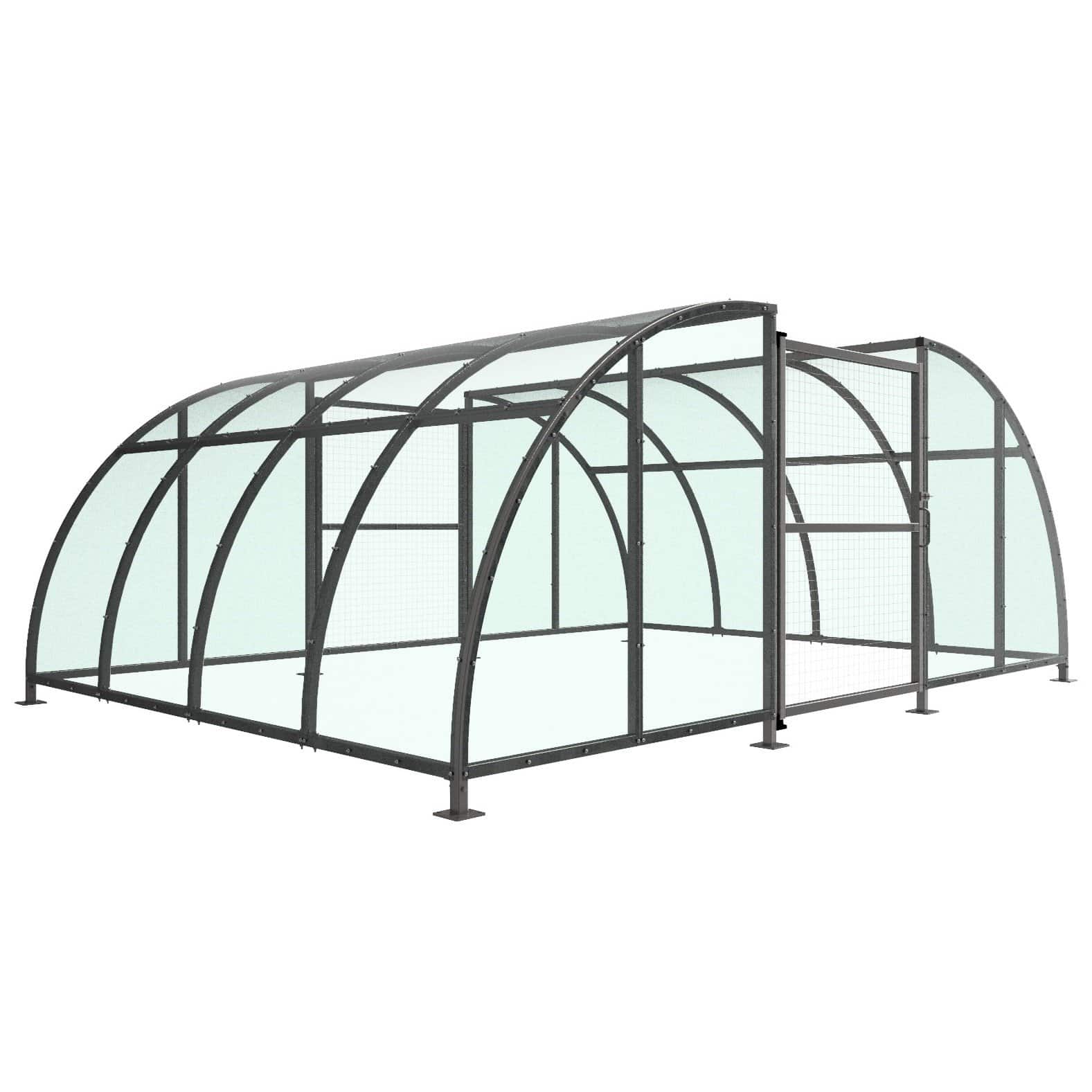 Secure Cycle Compound | Bike Enclosure including Cycles Stands - Store Fittings Direct
