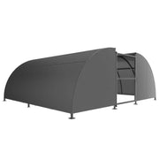 Secure Cycle Compound | Galvanised Roof Bike Enclosure including Cycles Stands - Store Fittings Direct