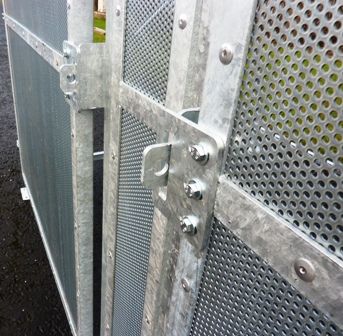 Secure Cycle Shelter | Gated Broughton Shelter - Store Fittings Direct