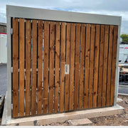 Secure Timber Cycle Shelter | Deluxe 6 Bike Store - Store Fittings Direct