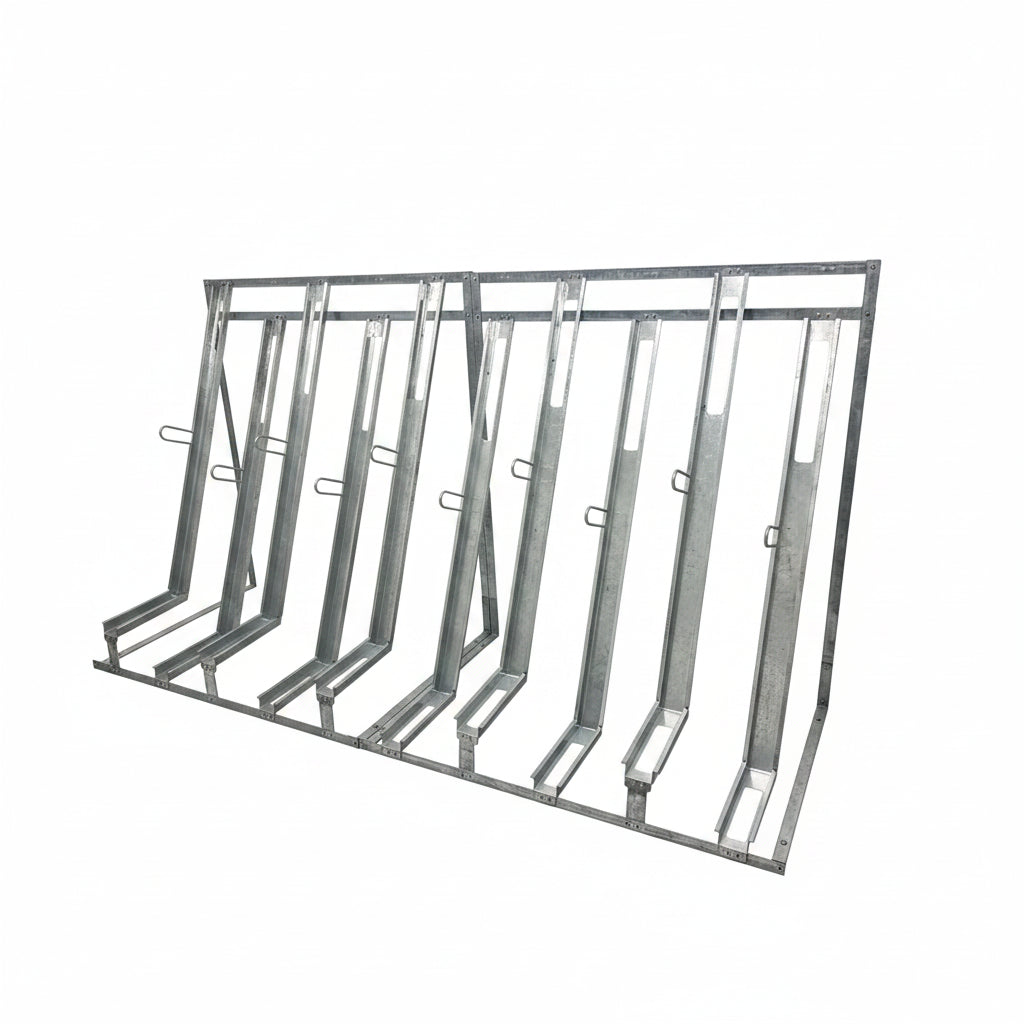 Semi-Vertical Cycle Racks | Space-Saving Bike Parking | BREEAM Compliant