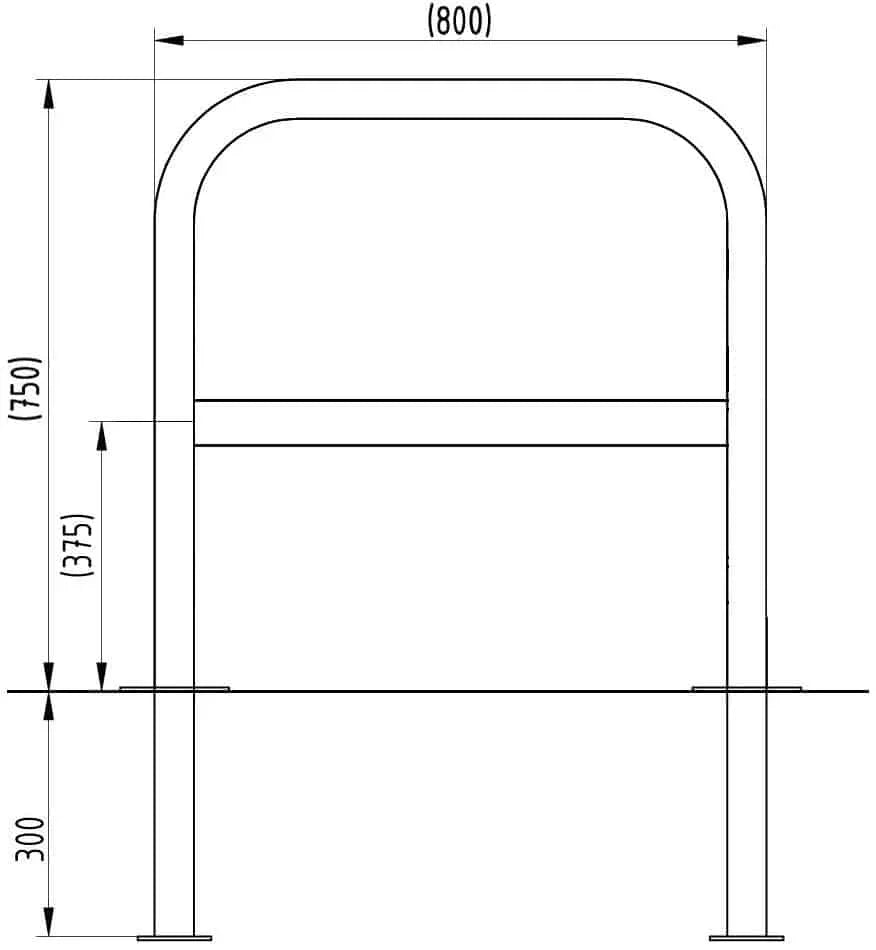 Sheffield Bilton Cycle Stand | Transport Bike Stand - Store Fittings Direct