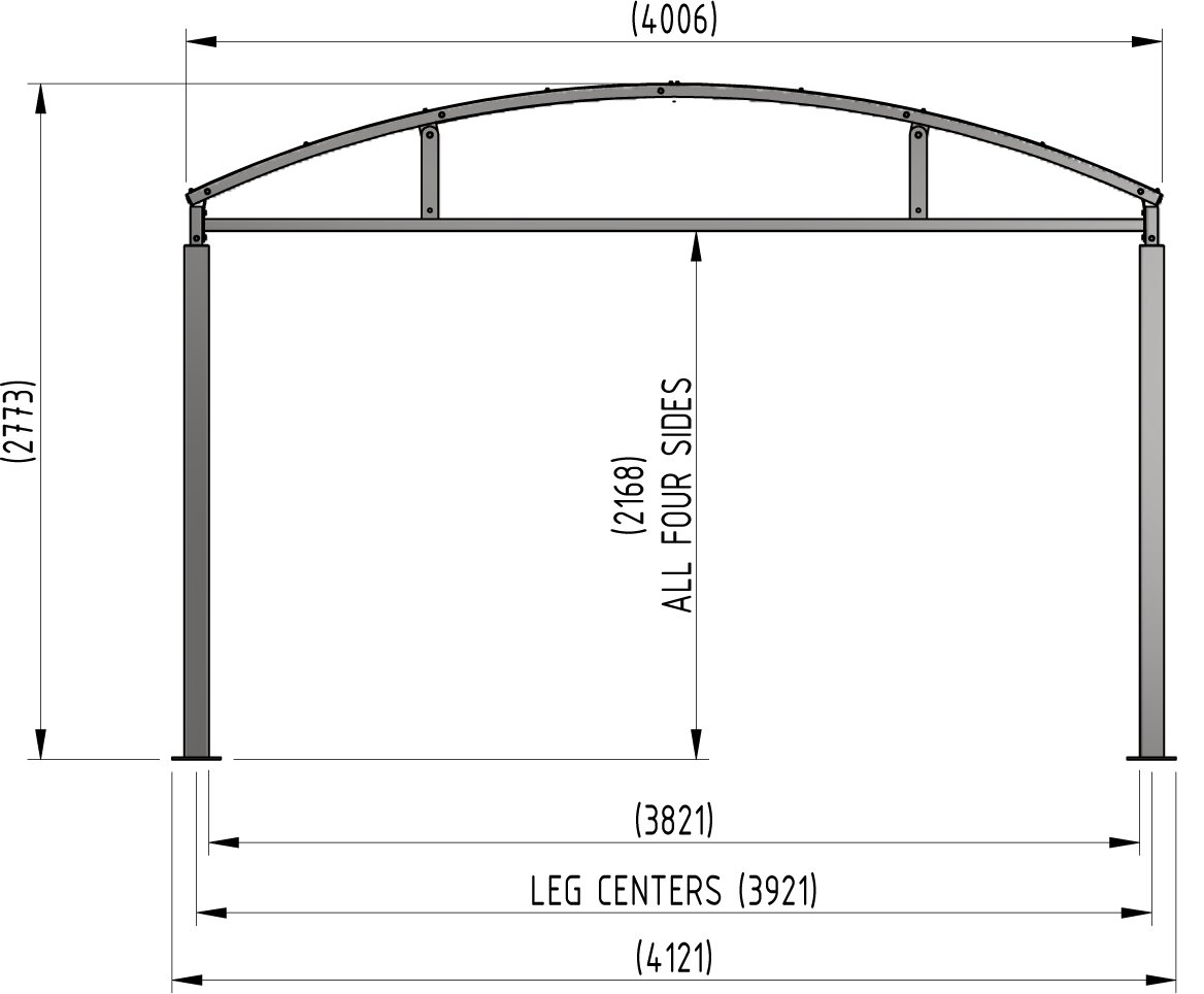 Shelton Walkway Canopy | Waiting Shelter