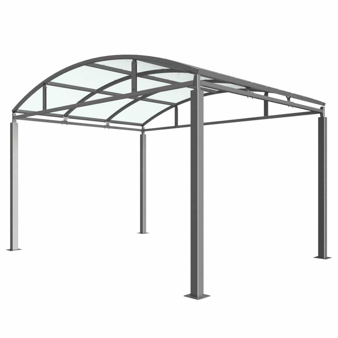Shelton Walkway Canopy | Waiting Shelter | Outside Classroom | School Shelter - Store Fittings Direct
