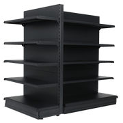 End Promo Bay 1.4m High | 570mm Base Shelf | 470mm Uppers - Store Fittings Direct