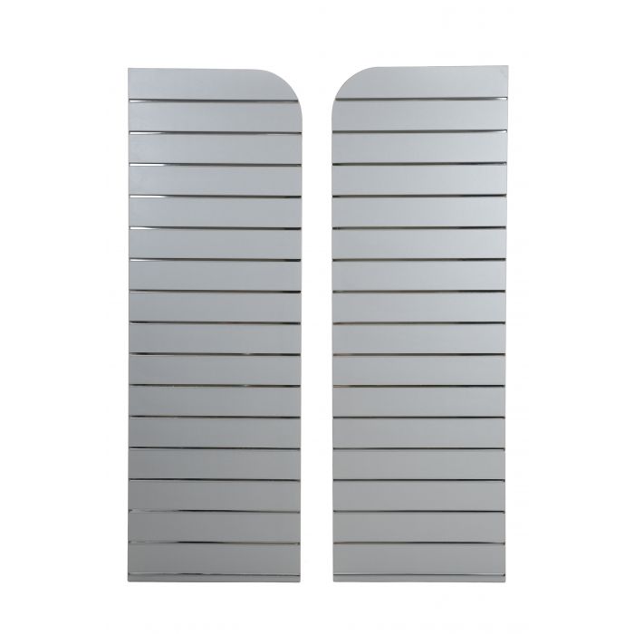 Slatwall End Bay Panel - Store Fittings Direct