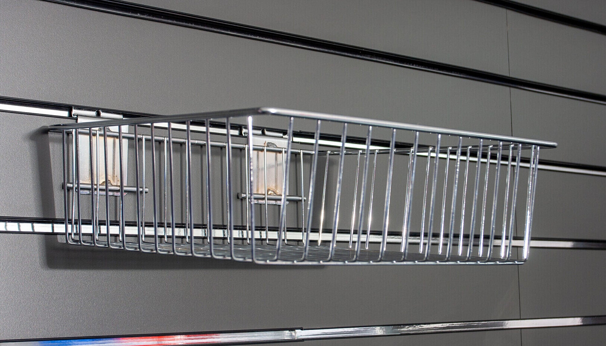 Slatwall Wire Baskets - Store Fittings Direct
