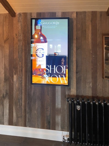 Slimline Pro Digital Signage Advertising Displays | Commercial Screens UK - Store Fittings Direct