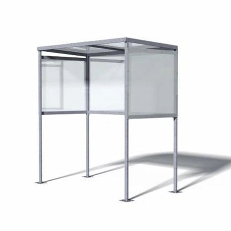 Freestanding Smoking Shelter | Slimline - Store Fittings Direct