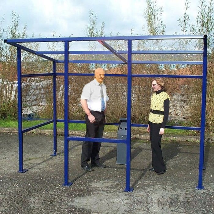 Smoking Shelter | Flat Roof - Store Fittings Direct