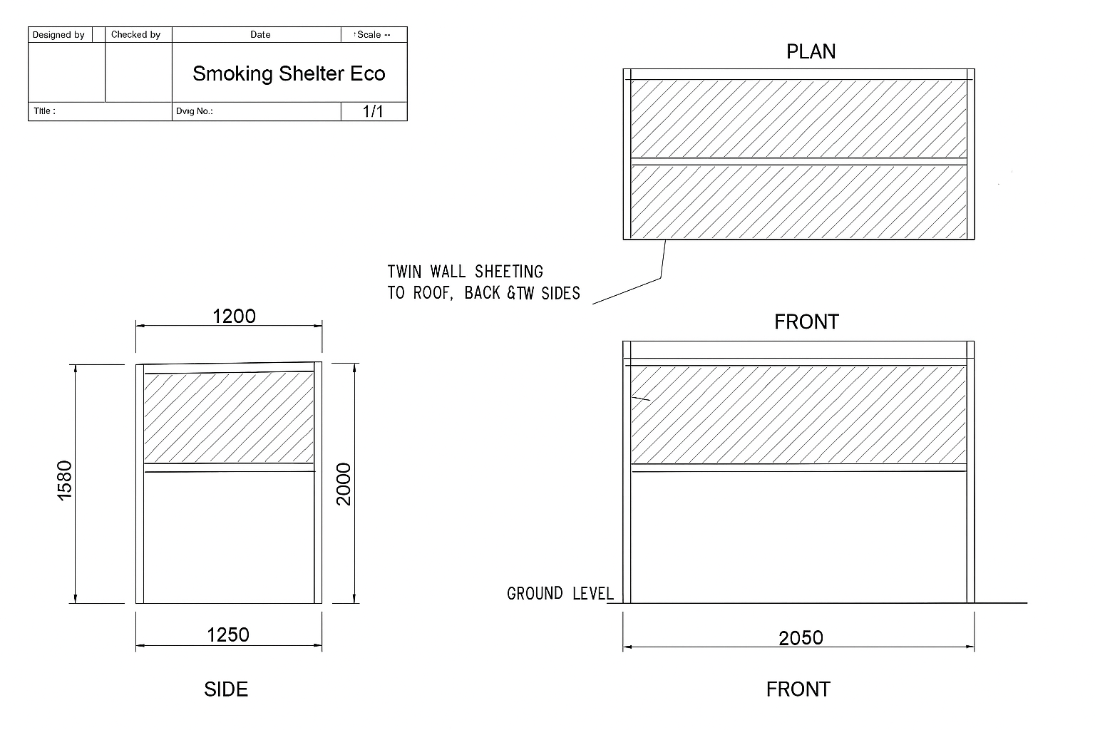 Smoking Shelter | Eco
