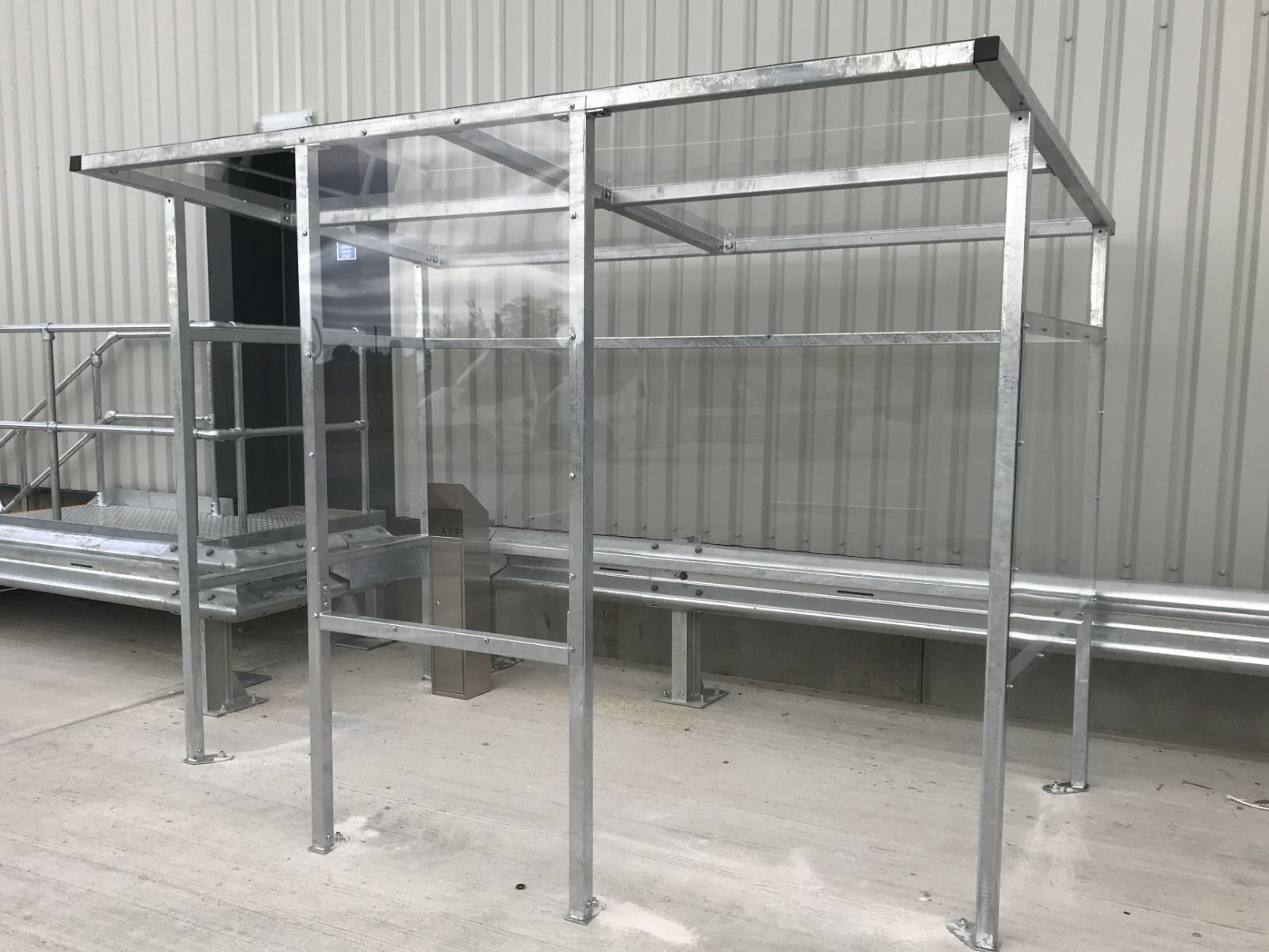 Smoking Shelter | Flat Roof