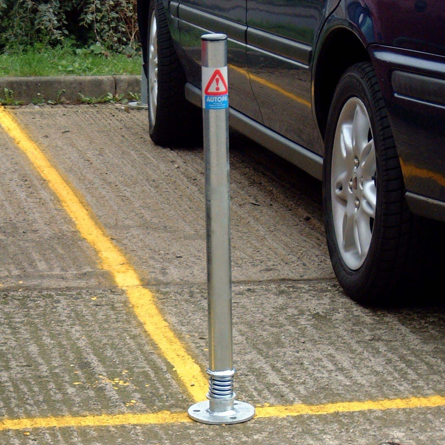 Sprung Boundary Post Bollard - Store Fittings Direct