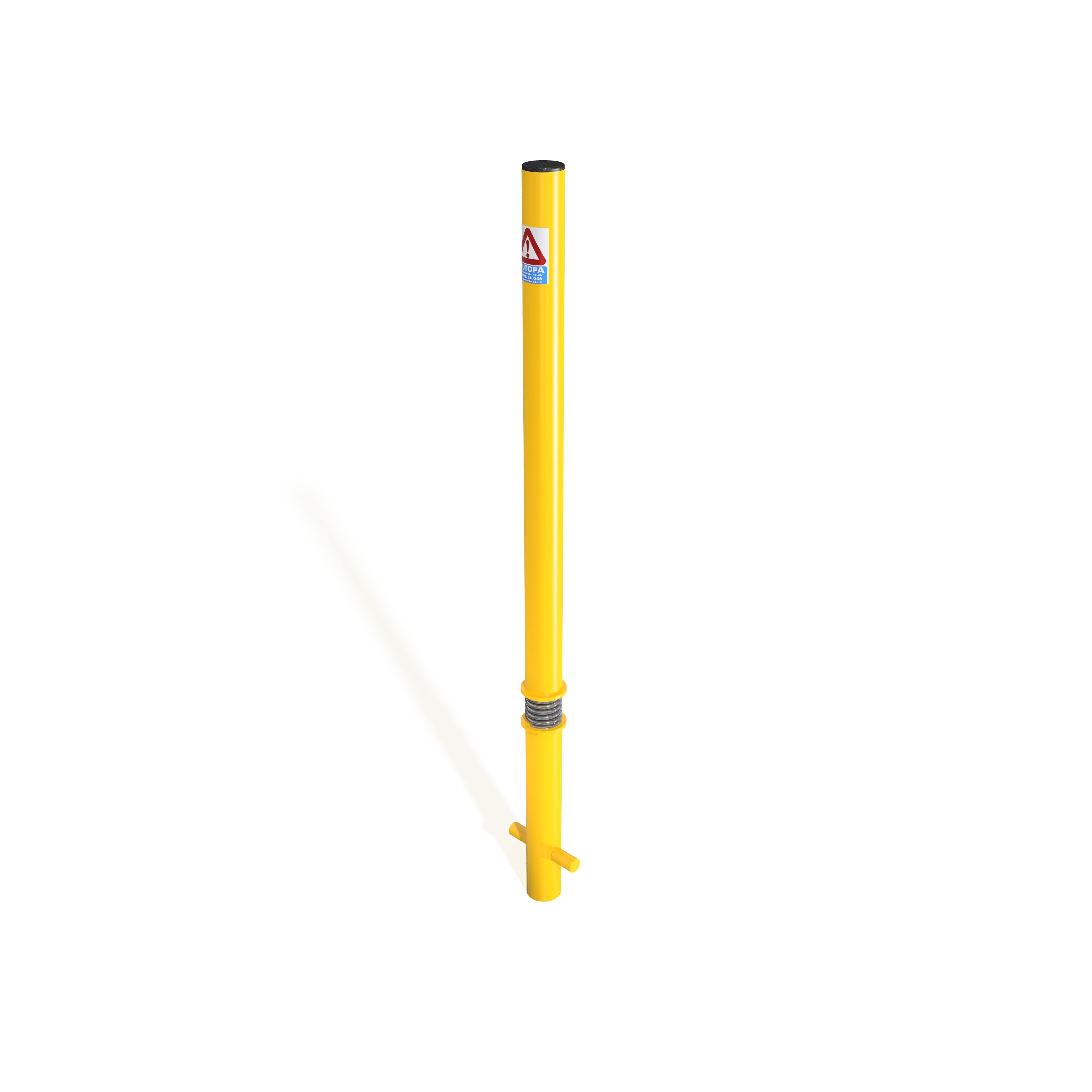 Sprung Boundary Post Bollard - Store Fittings Direct