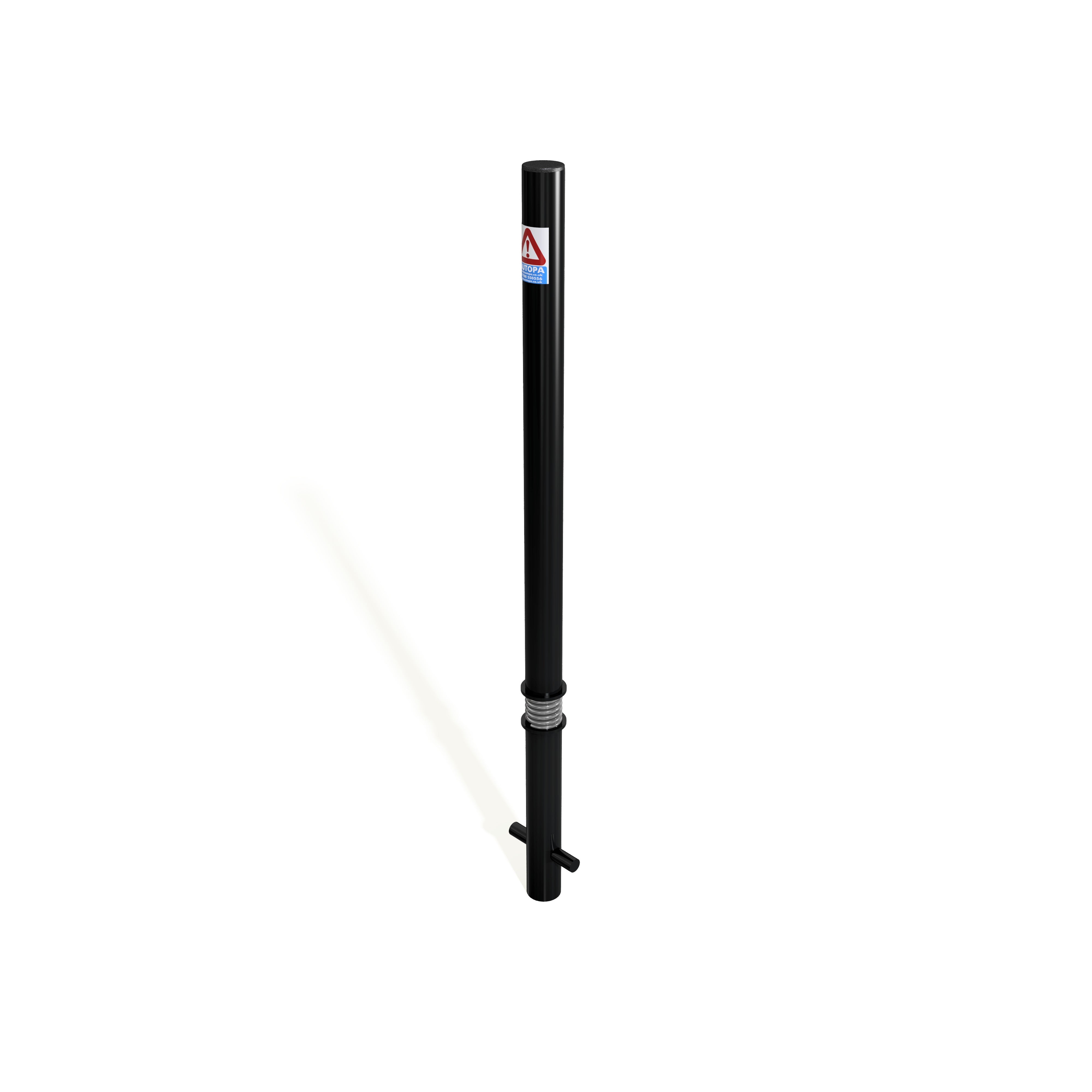 Sprung Boundary Post Bollard - Store Fittings Direct