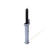 Sqaure Retractapost-GL 500 Telescopic Bollard - Galvanised or Galvanised & Coated - Store Fittings Direct