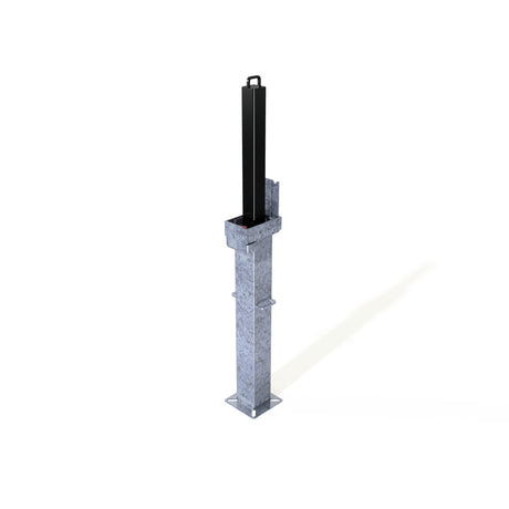 Sqaure Retractapost-GL 500 Telescopic Bollard - Galvanised or Galvanised & Coated - Store Fittings Direct