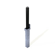 Square Retractapost-GL 900 Telescopic Bollard - Galvanised or Galvanised and Coated - Store Fittings Direct