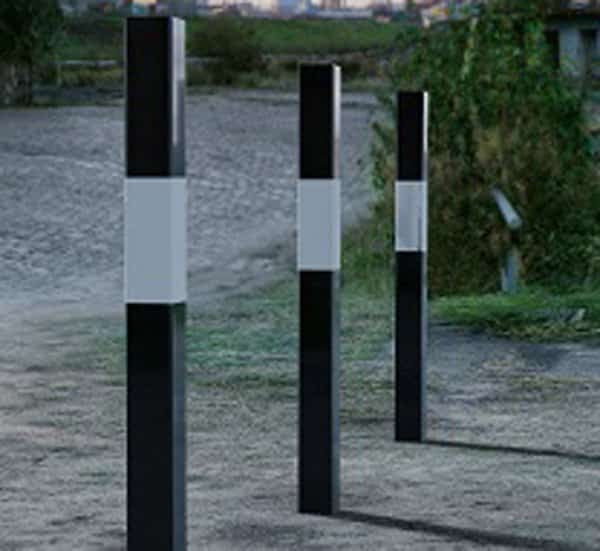 1000mm Square Steel Bollards