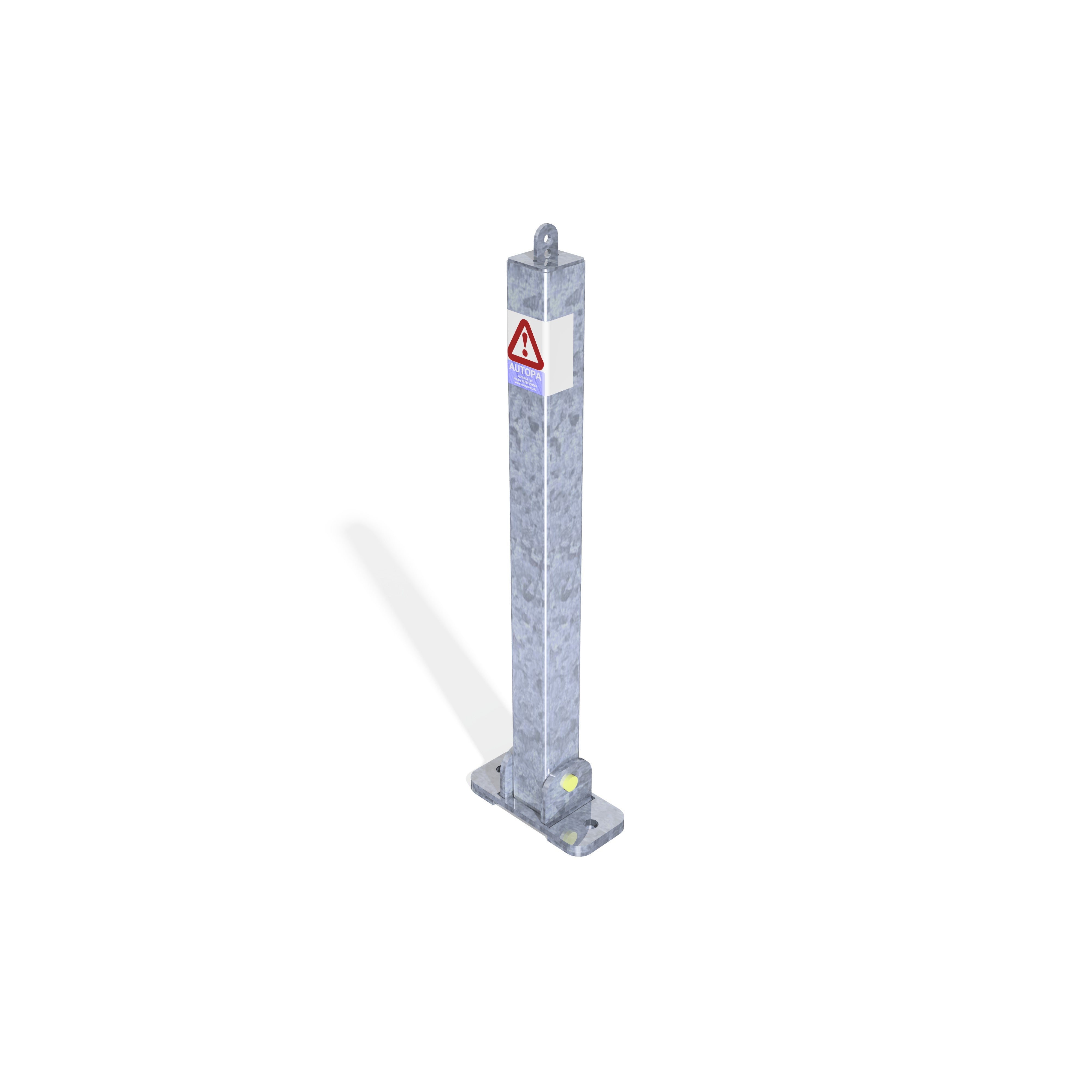 Square Toplok Parking Post - Store Fittings Direct