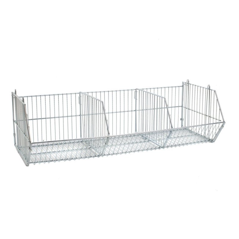 Stackable Wire Baskets (Merchandising Display) - Store Fittings Direct