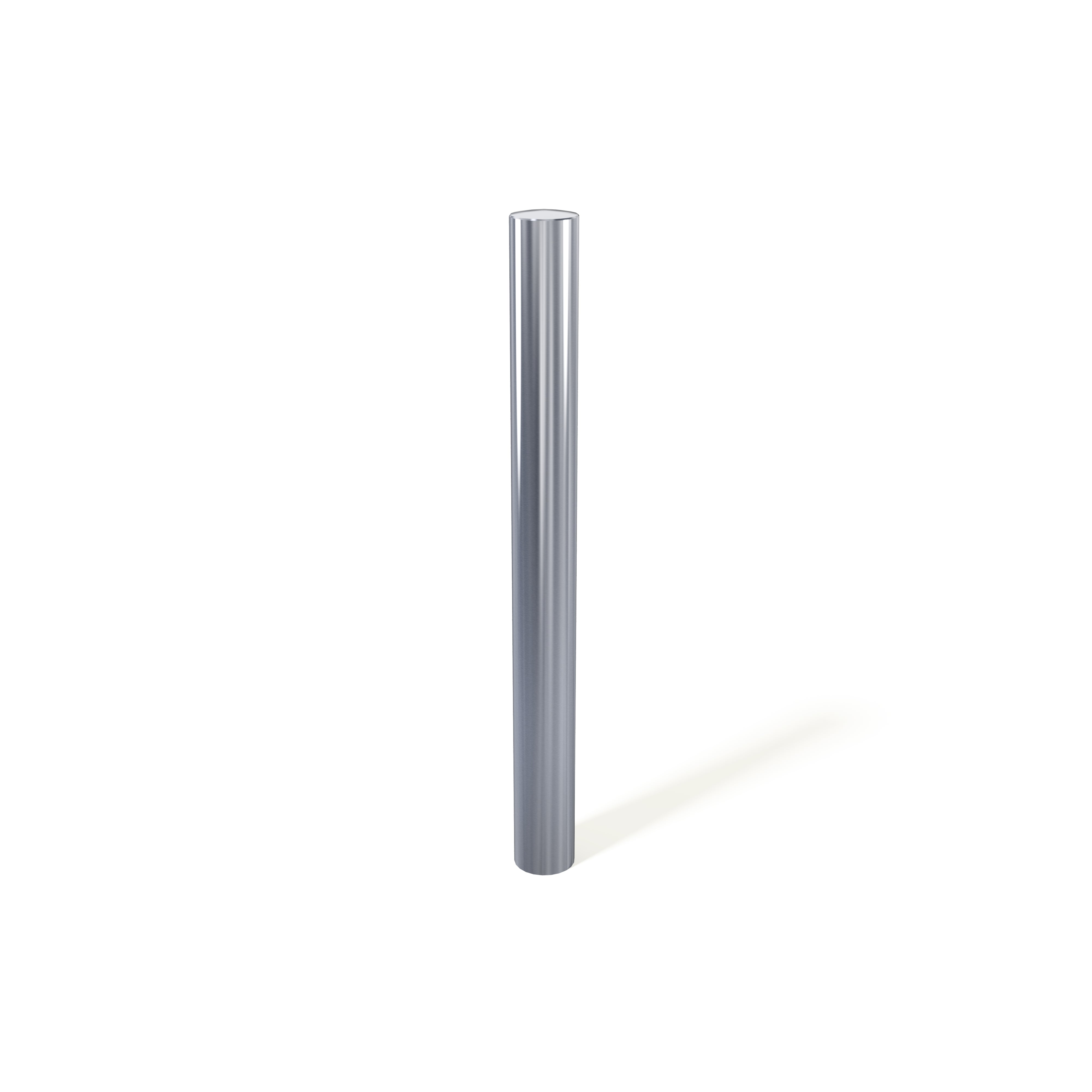 Stainless Steel Bollards 304 Grade | Semi-Domed Top 1000mm Above Ground