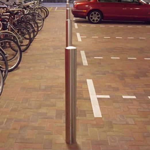 Stainless Steel Bollards 304 Grade | Semi-Domed Top 750mm Overall - Store Fittings Direct