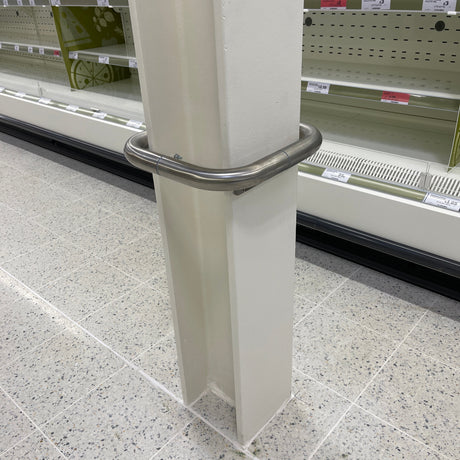 Stainless Steel Column Protector | I Beam Protection Kit - Store Fittings Direct